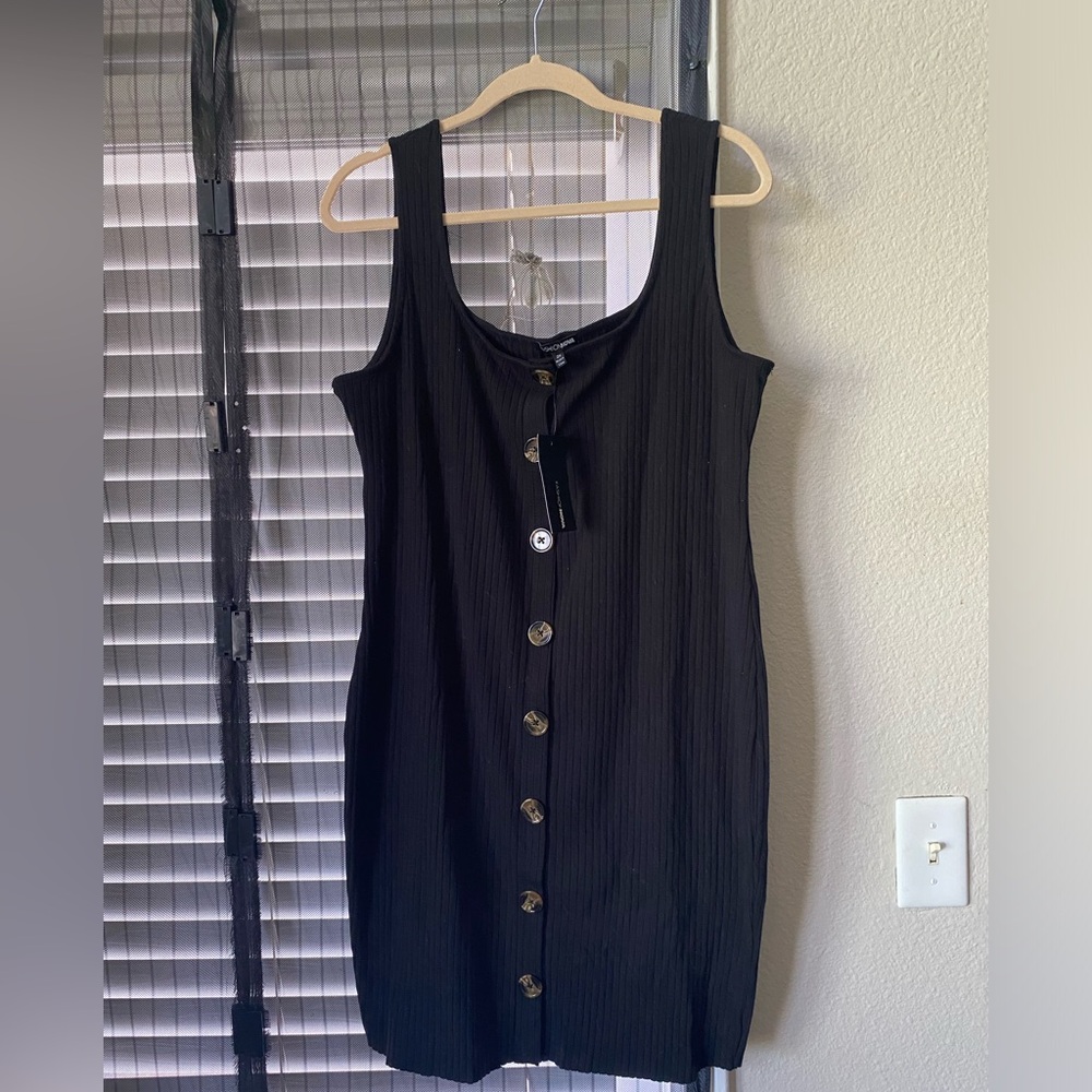 Fashion Nova Black Mini Dress 2X